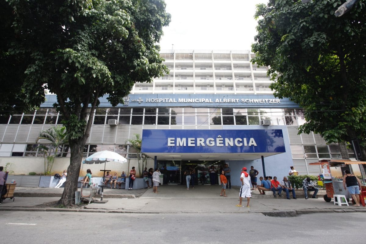Fachada do Hospital Albert Schweitzer. Foto: Mariana Ramos / Prefeitura do Rio