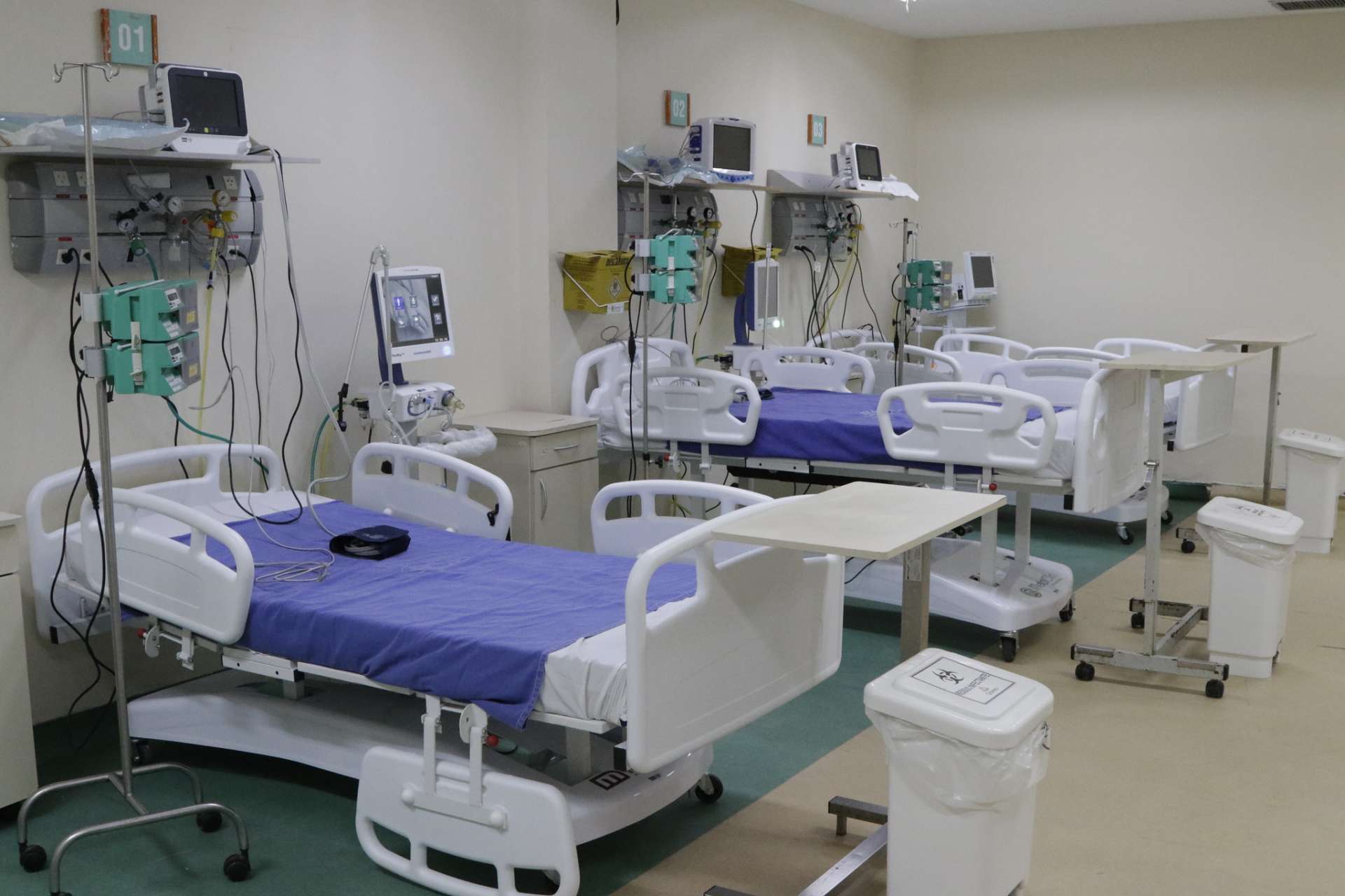 Leitos do Hospital Municipal Ronaldo Gazolla Foto: Mariana Ramos/Prefeitura do Rio